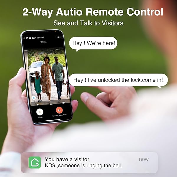 GHome Wi-Fi Video Smart Lock TouchScreen KD9