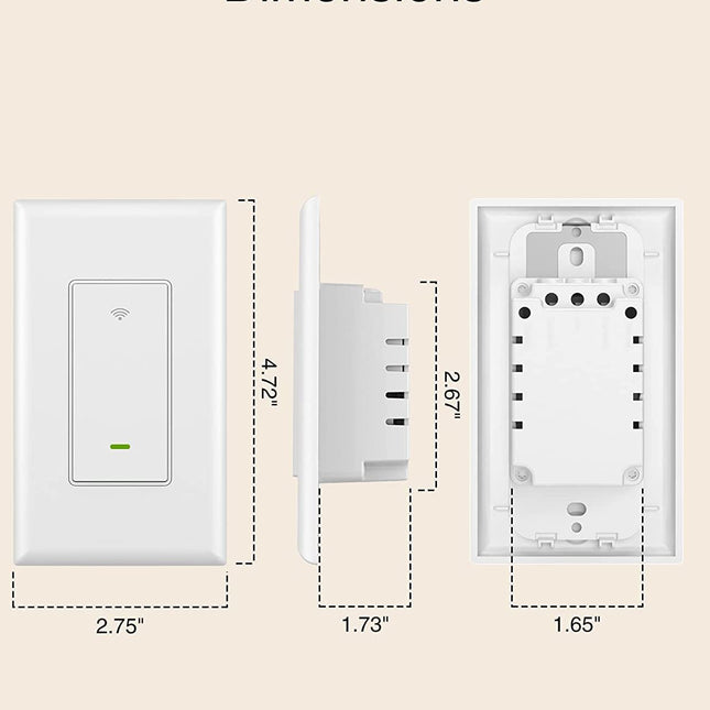GHome Smart Light Switch 3-Way SW6