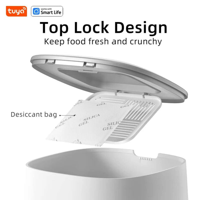 4L Smart WiFi Pet Feeder — Freshness Guard & Low Food Alarm