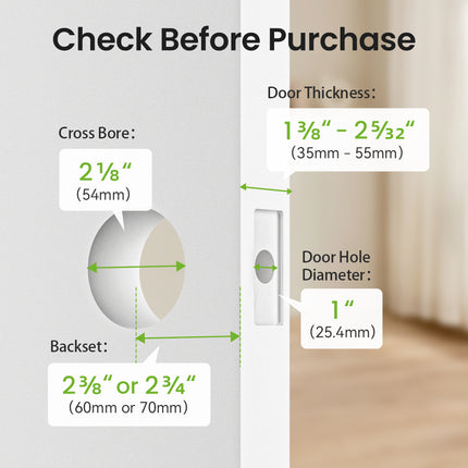 New GHome 4-in-1 Wi-Fi Smart Lever Door Lock KH10