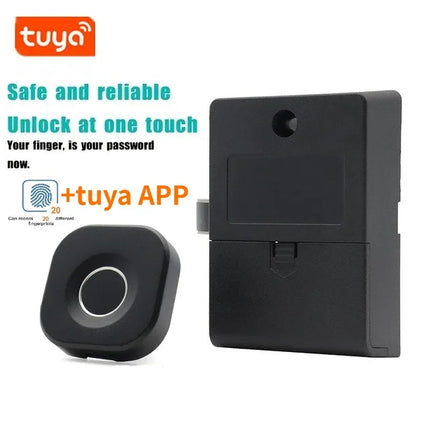 Wi-Fi Smart Fingerprint Lock With Tuya for Cabinets & Drawers