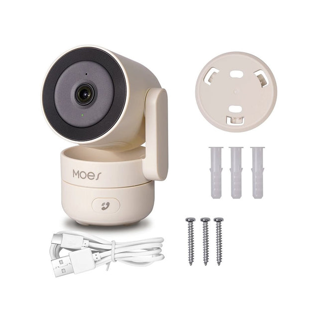 4MP Smart Indoor Camera: Pan/Tilt WiFi Security Monitor