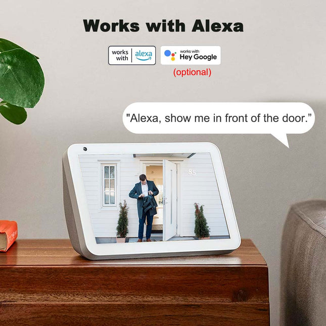 5MP WiFi IP Camera Outdoor 5G Wireless Video With Alexa