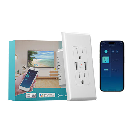 GHome Wi-Fi Smart Wall Outlet 2.4Ghz WO2