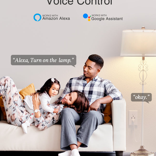 GHome Wi-Fi Smart Wall Outlet 2.4Ghz WO2