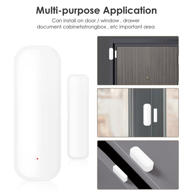 WiFi Door/Window Sensor with App Alerts for Home Security