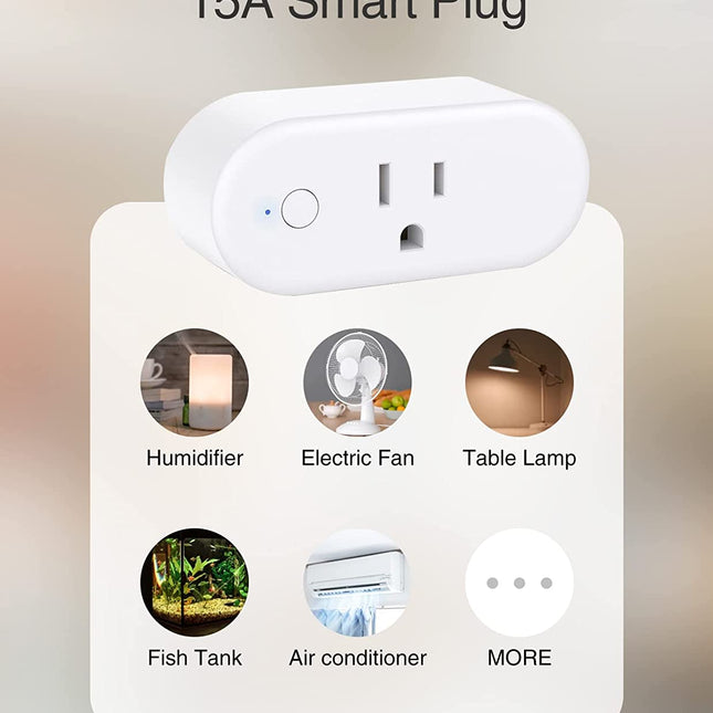 GHome Wi-Fi Smart Plug 15A WP6 (4-pack)