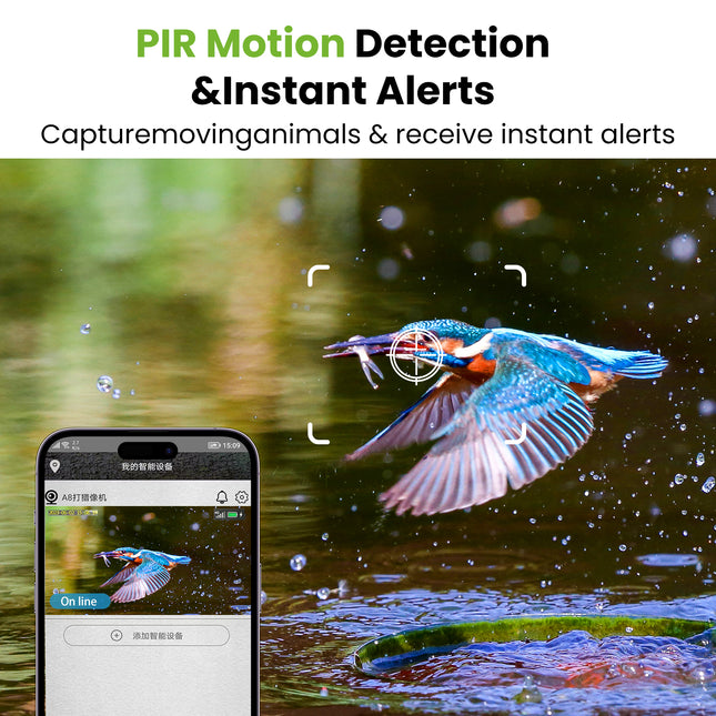 Solar Powered Hunting Camera GhomeSmart PC9U