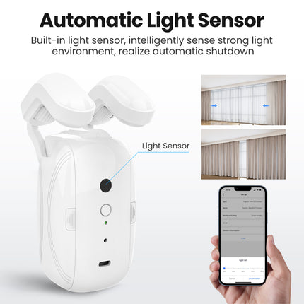 WiFi Smart Curtain Robot | Automatic Opener for Roman & Track Rails