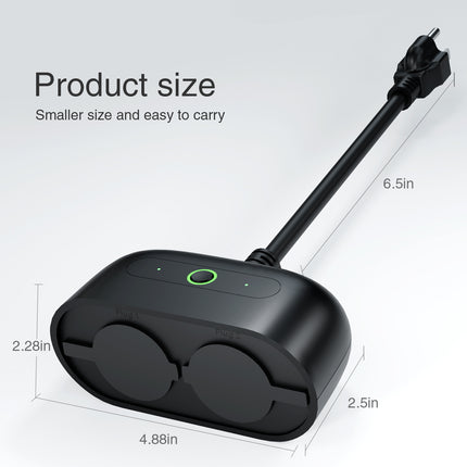 GHome Wi-Fi Outdoor Smart Dual Plug WP7