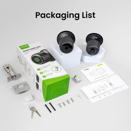 GHome Removable Battery Smart Door Knob Lock KD03PRO