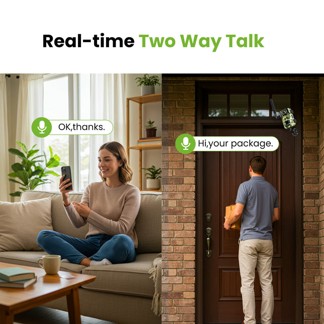 Solar Powered Hunting Camera GhomeSmart PC9U