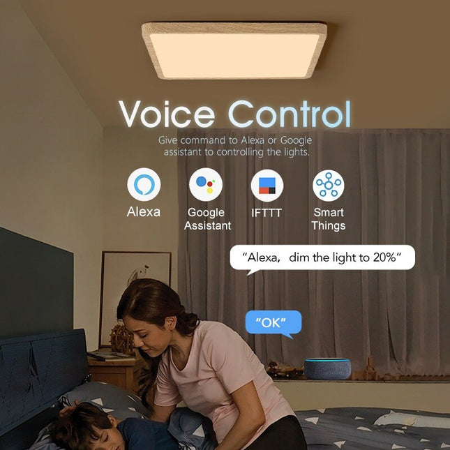 36W Smart Ceiling Lamp - Alexa & Google Home Compatible