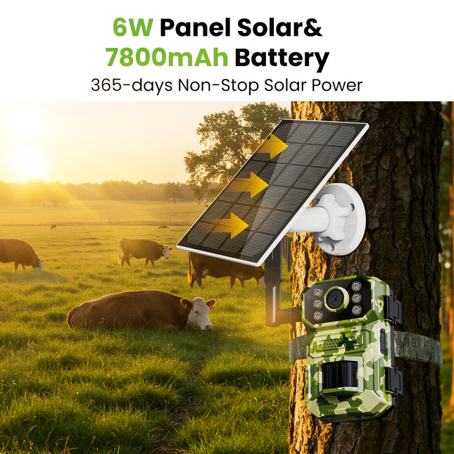 Solar Powered Hunting Camera GhomeSmart PC9U