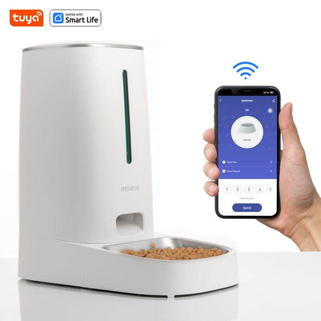 4L Smart WiFi Pet Feeder — Freshness Guard & Low Food Alarm