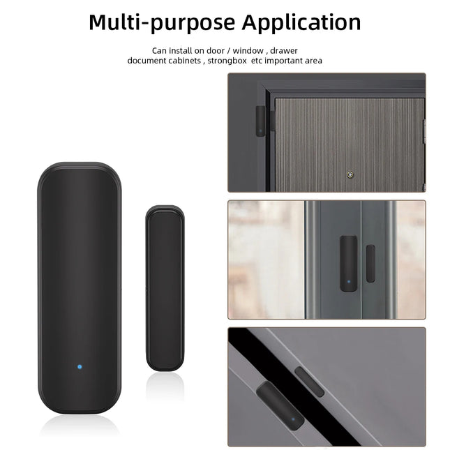 WiFi Door/Window Sensor with App Alerts for Home Security