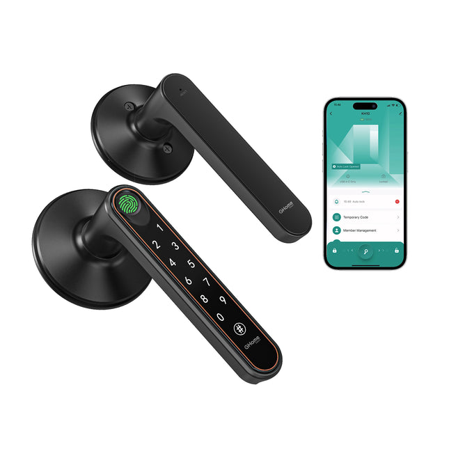 New GHome 4-in-1 Wi-Fi Smart Lever Door Lock KH10