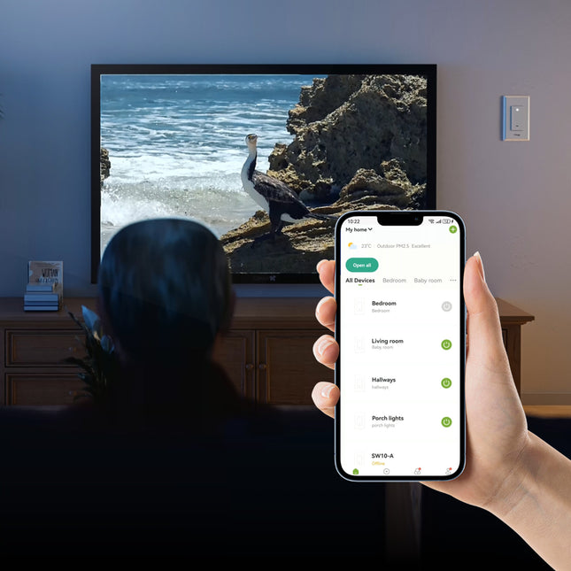 GHome Smart Light Switch (With Remote) SW10