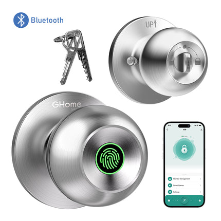 GHome Wi-Fi Smart Fingerprint Door Knob Lock K10