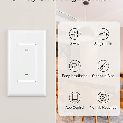 GHome Smart Light Switch 3-Way SW6