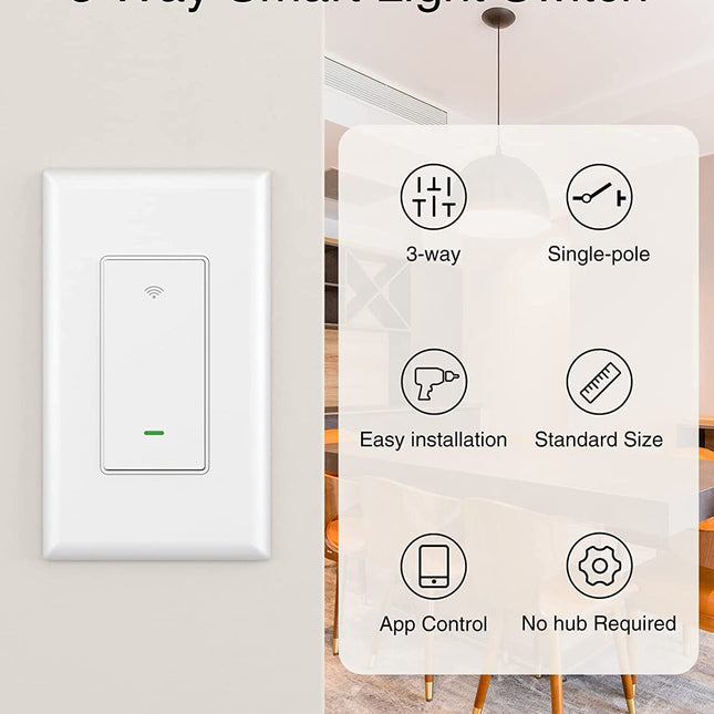 GHome Smart Light Switch 3-Way SW6
