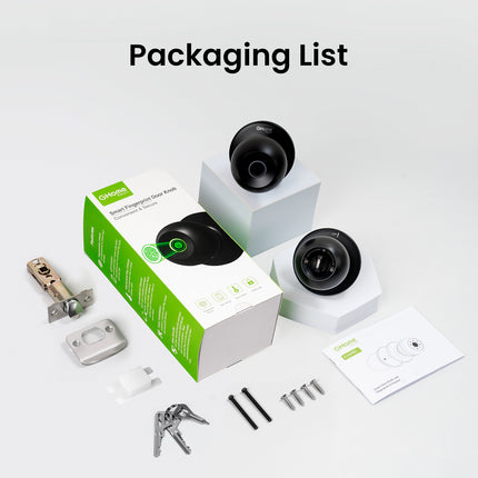 GHome Wi-Fi Smart Fingerprint Door Knob Lock K10