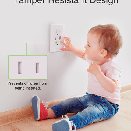 GHome Wi-Fi Smart Wall Outlet 2.4Ghz WO2