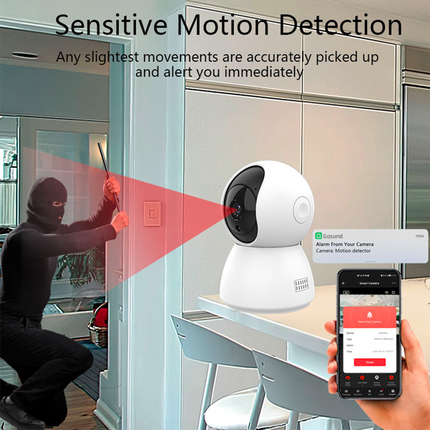 Smart Mini WiFi IP Camera Indoor Wireless Surveillance Auto Tracking Of Human Home Security CCTV Baby Pet Monitor