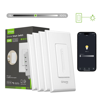GHome Smart Dimmer Light Switch SW2