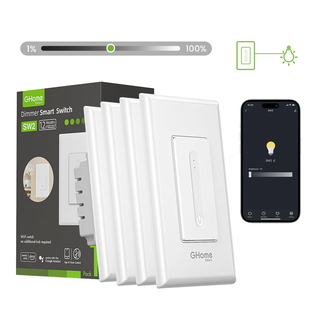 GHome Smart Dimmer Light Switch SW2